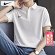 耐克（NIKE）短袖男款 2026夏季新運動(dòng)服跑步速干衣翻領(lǐng)休閑T恤透氣冰絲POLO衫 100白色/快干/曬圖退5 S 【165】體重90~110斤左右