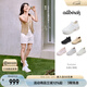 Allbirds【董潔同款】云感鞋EcoLane新品休閑輕盈厚底透氣網(wǎng)面跑鞋男女鞋 自然白 36 /W6 女碼