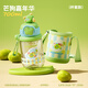 物生物（RELEA）ppsu大肚杯兒童吸管杯學(xué)生耐高溫塑料杯男女寶寶小學(xué)生上學(xué)水杯 芒狗年華+杯套 母嬰級PPSU700ml