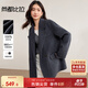 尚都比拉純羊毛立裁短款毛呢大衣女冬季小個(gè)子保暖雙面呢外套西裝領(lǐng)開(kāi)衫