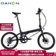 大行（DAHON）自行車(chē)20英寸20速超輕鋁合金碟剎成人單車(chē)KBA005 黑色BA款油碟