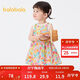 巴拉巴拉女童連衣裙寶寶裙子嬰兒公主裙2025夏裝甜美時(shí)尚洋氣209225111002