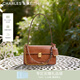 CHARLES&KEITH26春新品氣質(zhì)通勤繩結鏈條單肩腋下包包女包CK2-20701632 Distressed Tan復古鞣褐 M