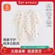 貝瑞加（Babyprints）新生兒連體衣嬰兒純棉爬服初生寶寶護肚哈衣四季內衣 櫻桃59