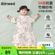 柯斯德尼（kidsneed）嬰兒睡袋春夏竹棉紗布寶寶睡袋新生兒防驚跳睡袋兒童防踢被前4后2
