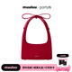 Muuluu【張昕懿同款】party包絲光緞面蝴蝶結甜星手提腋下包婚包高級感 禮盒款 復古洋紅 單品