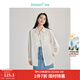 茵曼（INMAN）法式碎花高級感2025夏女新款休閑中長(cháng)吊帶連衣裙子 防曬襯衫-奶油白 -18424160 S
