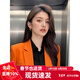 GARNUO橙色小西裝外套女小個(gè)子早春秋季韓系高級設計感小眾短款休閑西服 橙色 S 【80-100斤】