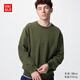 優(yōu)衣庫男裝女裝衛衣/長(cháng)袖運動(dòng)衫26春夏新款482308 57 深橄欖色 L
