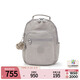 凱浦林【38女神節禮物】kipling2026春夏新款電腦雙肩背包|SEOUL系列 S-巖石灰
