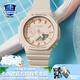 卡西歐（CASIO）女表GSHOCK獨角獸可愛(ài)粉色玫瑰金送女友時(shí)尚防水學(xué)生運動(dòng)電子手表 GMA-S2100-4甜美少女粉