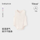 babylove嬰兒包屁衣夏季薄款莫代爾連體衣寶寶無(wú)袖背心三角爬服睡衣夏裝