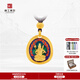 京工美作古法黃金吊墜足金999虎牛本命佛虛空藏菩薩老婆婦女節禮物10.06g