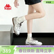 卡帕（Kappa）女鞋運動(dòng)鞋子女款2026春季新款休閑鞋百搭透氣德訓鞋 銀色 37