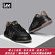 Lee男鞋新款透氣休閑鞋男士低幫運動(dòng)板鞋增高潮牌舒適時(shí)尚休閑鞋子男 黑色 41 【偏大/請拍小一碼】