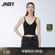 JNBY/江南布衣針織背心女修身V領(lǐng)簡(jiǎn)約打底5O5310600 001/本黑 S