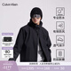 Calvin Klein【戶(hù)外防風(fēng)防水】Jeans秋冬ck三合一內膽登山徒步?jīng)_鋒夾克外套 BEH-太空黑 M