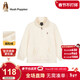 暇步士（Hush Puppies）童裝兒童搖粒絨衛衣男童加絨女童保暖立領(lǐng)上衣 奶油色   160   