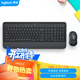 羅技（Logitech）MK650無(wú)線(xiàn)藍牙鍵鼠套裝 商務(wù)辦公鍵鼠套裝 辦公鼠標鍵盤(pán) 靜音鼠標 全尺寸設計 優(yōu)選系列 黑灰色