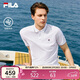FILA 斐樂(lè )官方polo衫男2025年夏季涼感短袖t恤透氣男士休閑商務(wù)上衣