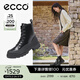 愛(ài)步（ECCO）【Natacha聯(lián)名】馬丁靴女 厚底增高女靴 革新214853 黑色21485301001 36