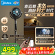 美的（Midea）【幸運草安睡Ultra】直流變頻3D搖頭空氣循環(huán)扇/臥室靜音家用電風(fēng)扇/小型遙控落地扇/語(yǔ)音凈化風(fēng)扇