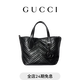 GUCCI古馳GG Marmont系列小號托特包[新款][禮物] 黑色 均碼