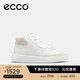 愛(ài)步（ECCO） 休閑鞋女 百搭簡(jiǎn)約平底鞋板鞋高幫球鞋 街頭272823 白色/灰白色27282352292 37