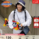 Dickies長(cháng)袖經(jīng)典logo印花套頭上衣 秋冬女士休閑T恤女 DK009718 白色 XL