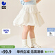 迷你巴拉【純棉親膚】花苞裙女童柔軟不易變形自帶打底褲甜美 象牙白10402 100