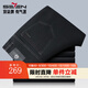 柒牌【含羊毛】磨毛牛仔褲男2025冬季新款時(shí)尚百搭男褲高彈直筒長(cháng)褲男 黑色 33