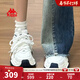 卡帕（Kappa）女鞋厚底網(wǎng)面老爹鞋子女2026春季新款透氣百搭跑步鞋休閑運動(dòng)鞋女 經(jīng)典白/海昌藍 38
