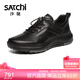 沙馳（SATCHI）男鞋 時(shí)尚潮鞋厚底戶(hù)外運動(dòng)鞋休閑鞋 X20522420 黑色  40
