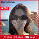 Charm Kendo防曬面罩女遮全臉夏季防紫外線(xiàn)遮陽(yáng)冰絲臉罩開(kāi)車(chē)口罩防護臉基尼 青煙灰【時(shí)尚百搭遮陽(yáng)可洗】