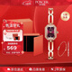 寶時(shí)捷（POSCER）手表女38節禮物簡(jiǎn)約小巧石英女士手表手鏈款小方表送女友