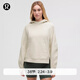lululemon丨Scuba 女士超寬松款側開(kāi)口連帽衫 LW3IUJS 雜色骨白 M /L