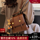 CALWAN KEODH背包雙肩包女2025新款時(shí)尚旅游輕便高級感初中生大學(xué)生書(shū)包學(xué)院風(fēng) 【棕色】休閑百搭高顏值日韓通勤包