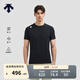 DESCENTE迪桑特TRAINING系列綜訓男士TOUGH短袖針織衫T恤夏季 BK-黑色 M (170/92A)