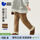 迷你巴拉（minibala）【內里加絨】女童寶寶打底褲冬季親膚保暖仿牛仔褲子
