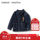 巴拉巴拉balaOne寶寶襯衫牛仔外套男童女童2025秋裝寬松208325102203