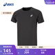 亞瑟士ASICS男子運動(dòng)短袖T恤吸濕排汗T恤 2031F359-001 黑色 L
