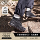 愛(ài)步（ECCO）運動(dòng)鞋男 戶(hù)外高幫休閑鞋拼接輕便減震跑步鞋男士男鞋 驅動(dòng)820224 黑色82022451052 40
