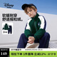 迪士尼寶寶（Disney Baby）男童套裝兒童搖粒絨外套褲子中大童裝春季毛絨兩件套 墨綠 150