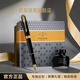 派克（PARKER）高端鋼筆 高檔商務(wù)送禮生日禮物輕奢禮品 卓爾磨砂黑金墨水筆+墨水禮盒