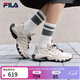 FILA 斐樂(lè )官方女鞋TRUFFLE老爹鞋2026春季新款蘑菇鞋休閑鞋運動(dòng)鞋 淡粉/白天鵝灰-PW 36.5