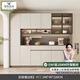 唯有悠品【包安裝】ENF級餐邊柜一體靠墻家用客廳現代簡(jiǎn)約收納儲物柜子 【B款六門(mén)】長(cháng)240*高220*深40cm