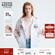 Teenie Weenie小熊女裝衛衣2025年秋季新款活力少女感拼接連帽外套 粉色 L