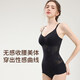 貓人（MiiOW）帶胸墊塑身上衣女超薄款夏季無(wú)痕透氣收腹束腰背心美體體雕塑形衣 高貴黑 M 【推薦體重：80-105斤】
