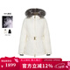 Scofield【90%鵝絨】女裝休閑可拆卸狐貍毛領(lǐng)羽絨服2025冬季新品 象牙白色 S 160