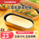 三能（SANNENG）熱狗模具橢圓長(cháng)款不沾易脫模烘焙工具家用小模具乳酪蛋糕模具 800系列不沾單個(gè)裝SN6866